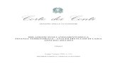 Corte dei Conti - SofiaOnLine · 2014. 9. 9. · corte dei conti sezione delle autonomie relazione sugli andamenti della finanza territoriale - analisi dei flussi di cassa anni 2011-2012-2013