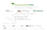 Programma al 03/03/2016 - Ordine Farmacisti...Pagina Segreteria Organizzativa: Edra Spa, Via Spadolini 7, 20144 Milano – 1 Programma provvisorio al 03/03/2016 ( 8:00) P r o f e s