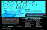 LAMUSICA CH ETUTTO CAMBIA · 2020. 1. 21. · (Lucio Dalla) Balla la nuova Italia (Eugenio Bennato) Il canto dei Sanfedisti (Nuova compagnia di Canto Popolare) È un altro viso Poesia