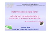 Determinazione delle fibre: criticità nel campionamento e … o... · 2018. 6. 26. · Determinazione delle fibre: criticità nel campionamento e confronto tra tecniche analitiche