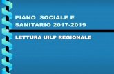 piano sociale emilia - Uilp · PIANO SOCIALE E SANITARIO 2017-2019 LETTURA UILP REGIONALE. NUOVI SCENARI DAL 2008 AD ... 7,2% DEI RESIDENTI CIRCA 4,3 MILIONI DI PERSONE IL 5,1% E