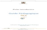 Guide Pédagogique TICE - TaalimTICE.ma Guide... · 2013. 5. 12. · Ledit Guide offre des éléments opérationnels permettant un usage réussi des ressources numériques éducatives.