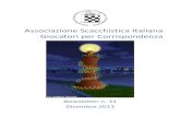 Associazione Scacchistica Italiana Giocatori per ...Associazione Scacchistica Italiana Giocatori per Corrispondenza Newsletter n. 31 Dicembre 2013. A.S.I.G.C. Newsletter n. 31 –