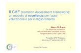 CAF Livorno 27.09 - USR TOSCANA · 2014. 9. 26. · Progetto CAF Toscana 9 Evoluzione dei modelli di qualità • Anni 80 Attenzione al processo fornitore/cliente → quality assurance