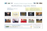 Bollettino Aprile 2014 - Rotary Club Acqui Terme · 2014. 4. 3. · Scientifico Parodi), reduci dal RYPEN (Rotary Youth Program of Enrichment), il seminario sponso-rizzato dai Club