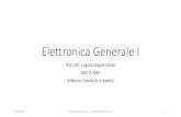 Elettronica generale Ihep.fi.infn.it/CIBER/Elettronica_generale_I_Part02.pdf · 2018. 10. 27. · Elettronica Generale I. Part 02: Logica sequenziale DAC e ADC Arduino (modulo a parte)