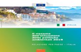 Il riesame dell’attuazione delle politiche ambientali 2019...Riesame dell'attuazione delle politiche ambientali 2019 – Italia 5 Parte I: aree tematiche 1. Trasformare l'UE in un'economia