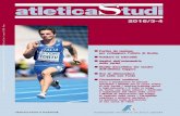 Atletica Studi 3-4-2016:Fidal...2016/03/04  · Biologia e allenamento - Studio giovani 3 Robert M. Malina Il modello di sviluppo dell’atleta a lungo termine: visione d’insieme