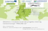 Obiettivi e ricadute locali del progetto Interreg Central Europe ......Gestione integrata dell’uso del suolo e strategia di implementazione per armonizzare con efficacia gli standards