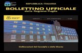 REPUBBLICA ITALIANA BOLLETTINO ... h) deliberazioni, atti e provvedimenti generali attuativi delle direttive