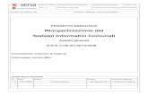 Riorganizzazione dei Sistemi Informativi Comunali · PDF file progettazione e direzione lavori del “Progetto di riorganizzazione dei sistemi informativi comunali” relativamente