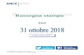La Rassegna Stampa è consultabile - ANCE Sicilia 31-10-2018.pdf · 2021. 3. 29. · 31 ottobre 2018 Pagina 1 di 1 Servizio a pag. ----Title: Microsoft Word - Rassegna 31-10-2018