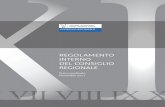 regolamento interno del consiglio regionale€¦ · regolamento interno del consiglio regionale testo coordinato Novembre 2017 Consiglio regionale del Friuli Venezia Giulia p.zza
