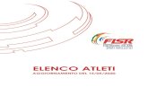 New ELENCO ATLETI - FISR-FVG atleti... · 2020. 5. 16. · Atleti Gruppi partecipanti ai campionati regionali 2020 e qualificati al campionato nazionale 2020 di Conegliano; Per la