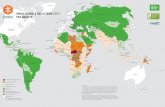 INDICE GLOBALE DELLA FAME 2017 PER GRAVITÀI confini, i nomi e le designazioni usati su questa mappa non implicano sostegno o riconoscimen-to ufficiale da parte dell’International