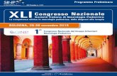 XLI - SIMEUP · 2016. 4. 7. · MERCOLEDI 25 novembre 14.00 -18.00 CORSO CONGIUNTO ONSP: Lattante ipotonico Moderazione e Coordinamento E. Parano (Catania) Inquadramento nosologico