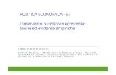 POLITICA ECONOMICA - POLITICA ECONOMICA ---5:5: … 5-2015.pdf · 2016. 4. 1. · politica”, ossia l’analisi delle istituzioni e dei processi politici, delle scelte di politica