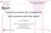 Tecniche innovative per la diagnostica delle macchine elettriche … · Lucia FROSINI. Dipartimento di Ingegneria industriale e dell’informazione. Università di Pavia. E-mail: