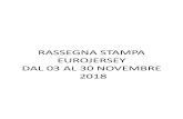 RASSEGNA STAMPA EUROJERSEY DAL 03 AL 30 ......RASSEGNA STAMPA EUROJERSEY DAL 03 AL 30 NOVEMBRE 2018 SENSITIVE –Sensitive(R) Fabrics _Eurojersey ITALIA –DESIGN, DIFFUSION NEWS -