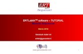 Modulo Sequencer ERTLab64TM software – TUTORIALgeostudidownload.uplinkcrm.it/ERTLab/ERTLab_Sequencer_IT.pdfsuperficie polo-dipolo - Tx dipole Length “List a spacing” = 1 2 -