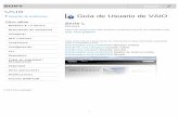Guía del usuario de VAIO | página top - Sony Latin...TV Solución de problemas Cómo utilizar Windows 8: Lo básico ... (este manual), después de la actualización. Guía del usuario