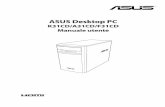ASUS Desktop PC ... ASUS Desktop PC K31CD/A31CD/F31CD Manuale utente 2 I12347 Edizione riveduta e corretta V2 Dicembre 2016 INFORMAZIONI SUL COPYRIGHT Nessuna parte di questo manuale,
