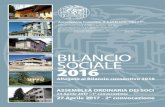 BILANCIO SOCIALE 2016 - Associazione Comunità · 2020. 11. 2. · Bilancio Sociale 2016 – Pag. 3 E’ convenzionata per l’effettuazione di tirocini per studenti del corso di