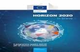 HORIZON 2020 in breve - Il programma quadro dell'UE per la ......Direzione generale della Ricerca e dell'innovazione Direzione A – Sviluppo e coordinamento delle politiche ... 2020