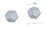 Un dodecaedro ha 12 facce. - uniroma1.itgiuseppe.accascina/2013_PLS-Proget... · 2015. 2. 20. · RISPOSTA ALLA DOMANDA 20 Numero degli spigoli: 30 Numero dei vertici: 20 DIMOSTRAZIONE