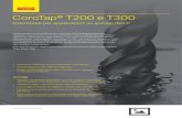 CoroTap T200 T300 - RC TOOLS...Concorrente Sandvik Coromant Utensile Utensile concorrente comparabile T300-PM-M8 f n, mm/giro 1.251.25 n, giri/min 915 1114 v c, m/min 23 28 v f, mm/min