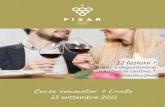 Visita e degustazione - Fisar Torino · 2021. 7. 21. · “ENOLOGIA – Vini speciali” Lunedì 08.11.2021 orario 20.30-22.30 Le varie tecniche di vinificazione dei vini speciali.