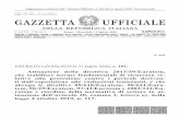 GAZZETTA UFFICIALE - Ce.Mi.Rad€¦ · Vista la legge 24 dicembre 2012, n. 234, recante norme generali sulla partecipazione dell Italia alla formazione e all attuazione della normativa