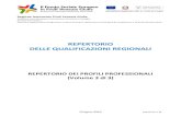 REPERTORIO DELLE QUALIFICAZIONI REGIONALI - Friuli Venezia … · 2019. 8. 7. · Repertorio delle qualificazioni regionali Volume 3 - Pagina 6 Repertorio dei profili professionali