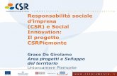 Responsabilità sociale · 2015. 11. 16. · La responsabilità sociale d’impresa Viene proposta una nuova definizione semplificata di CSR ovvero: “La responsabilità sociale