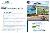 DOSSIER COMUNI RINNOVABILI LAZIO · 2021. 5. 18. · fonti rinnovabili a coprire oltre il 18,3% dei consumi energetici in Italia (fonte: Rapporto Energia da fonti rinnovabili in Italia
