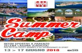 PH by Vladimir Bugarin Summer Camp · 2018. 1. 30. · partecipare a Tornei di Ping Pong, Minigolf, Bocce, Freccette; potremo visitare Parenzo e andremo “in cerca di Delfini”,