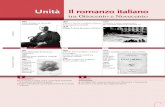 1 Da Roma capitale Unità Ilromanzoitaliano · 2014. 1. 23. · Di scarso rilievo è il romanzo Mafarka il futurista (1910) di Filippo Tommaso Marinetti (1876-1944; vedi U.9), il