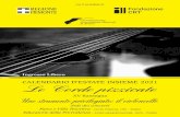 Le Corde pizzicate · 2021. 5. 7. · Ingresso Libero Le Corde pizzicate XV Rassegna con il contributo di Coordinamento Associazioni Musicali di Torino Sedi dei concerti CALENDARIO