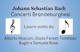 Johann Sebastian Bach Concerti Brandeburghesi