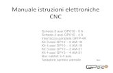 Manuale istruzioni elettroniche CNC