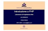 Introduzione a PHP - unipi.it
