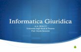 Informatica Giuridica - E-learning Università degli Studi ...