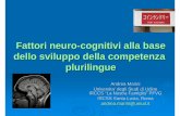 Fattori neuro-cognitivi alla base dello sviluppo della ...