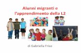 Alunni migranti e l’apprendimento della L2