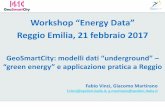 Reggio Emilia, 21 febbraio 2017 - GeoSmartCity