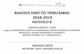 MASTER DIRITTO TRIBUTARIO 2018-2019