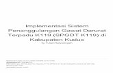 Terpadu K119 (SPGDT K119) di Implementasi Sistem