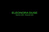 ELEONORA DUSE - lettere-old.uniroma2.it