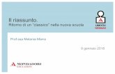 Il riassunto. - Mondadori Education