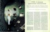 ITER: il tokamak sperimentale internazionale